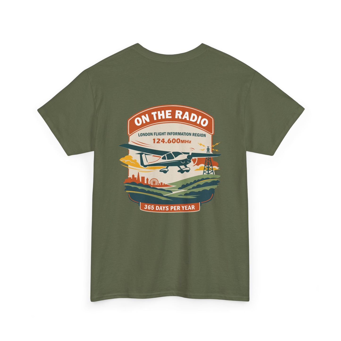 On The Radio T-Shirt Military Green