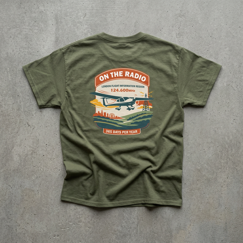 On The Radio T-Shirt Military Green
