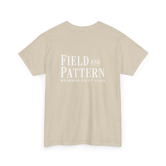 Field and Pattern Logo T-Shirt Sand