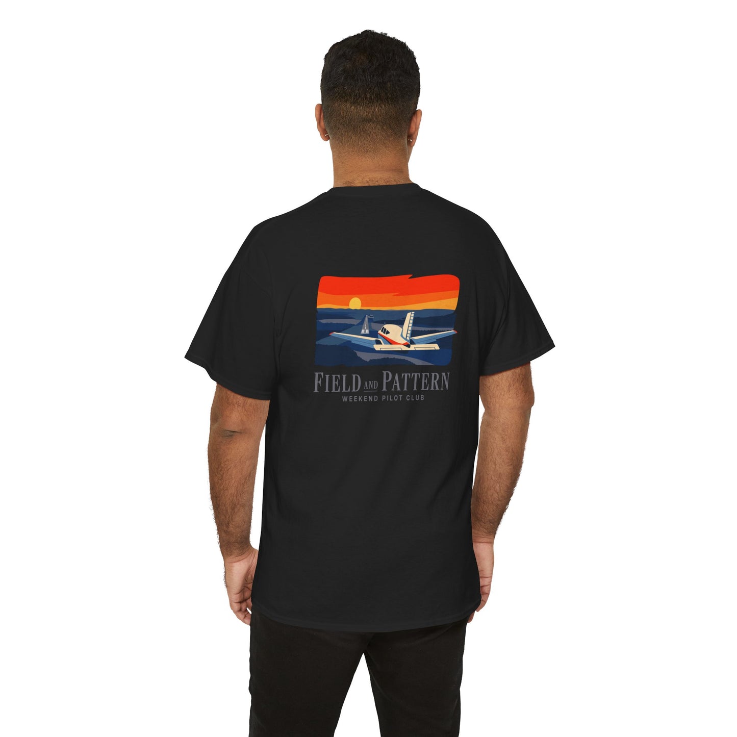 Sunset Final Approach T-Shirt Black