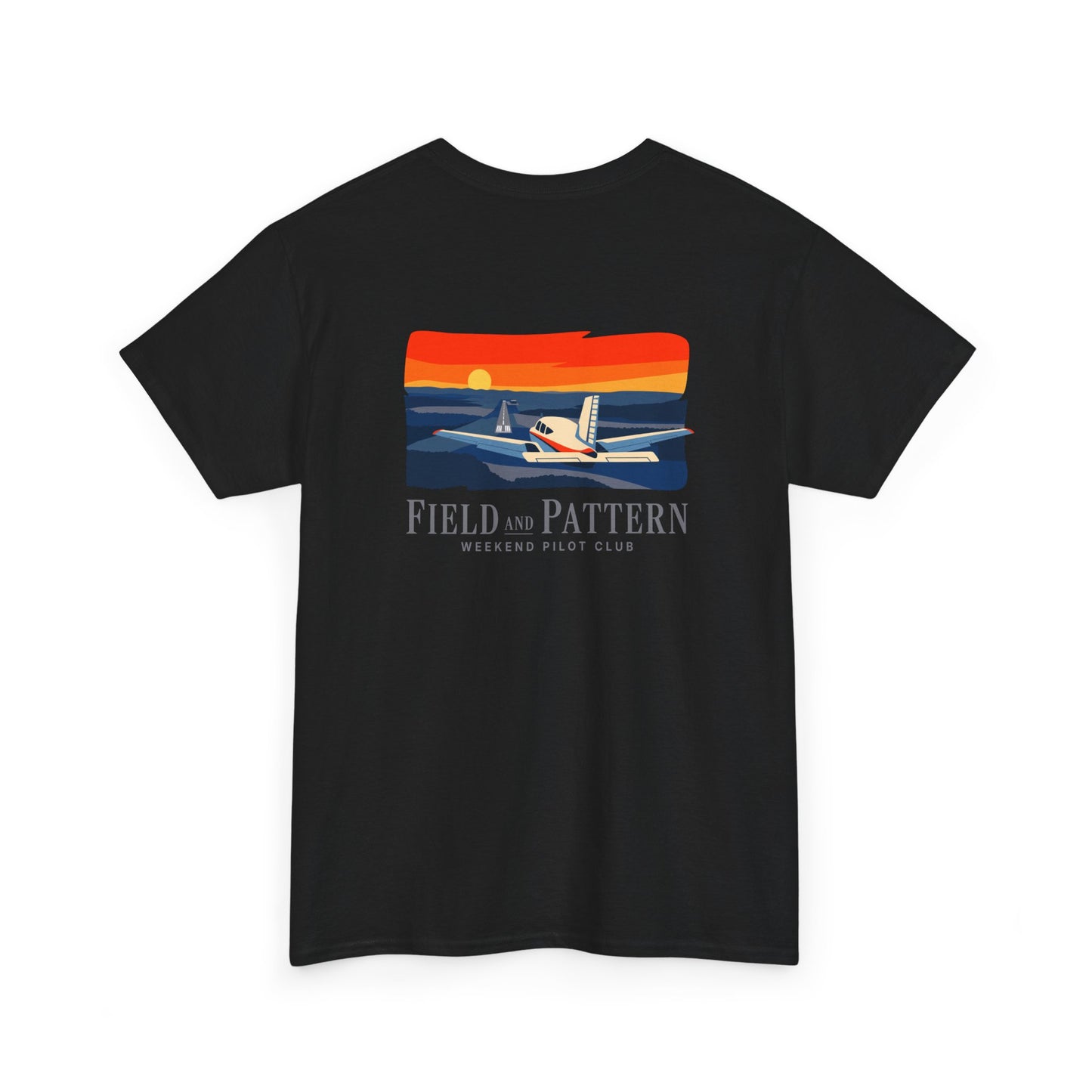 Sunset Final Approach T-Shirt Black